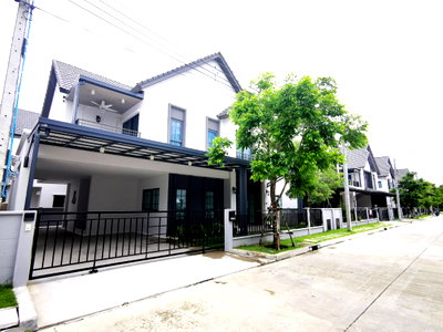 บ้านเดี่ยวให้เช่า : ให้เช่า บ้านเดี่ยว Centro Bangna Phase 2 แต่งครบ พร้อมเข้าอยู่ ใกล้ Mega Bangna