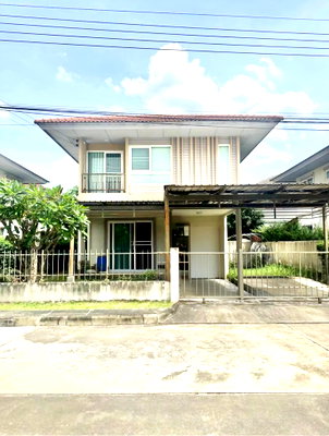 บ้านเดี่ยวให้เช่า : ให้เช่าบ้านคณาสิริ วงแหวน – พระราม 5 (KANASIRI WONGWAEN RAMA 5) ซอยวัดพระเงิน บางใหญ่