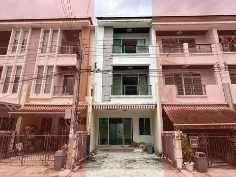 บ้านกลางเมือง สาทร–ตากสิน2  ทาวน์โฮม 3 ชั้น  ใกล้สาทร ใกล้รถไฟฟ้า บ้านไม่เคยเข้าอยู่
