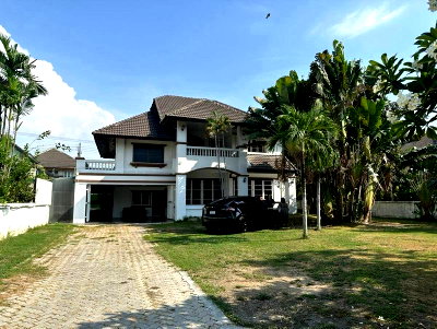 เช่าบ้านเดี่ยว ชลบุรี : ปล่อยเช่าบ้านเดี่ยว สามมุขธานี บางแสน บ้านสวย ทำเลดี