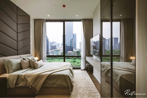 S253 🔥 Condo for rent: Muniq Langsuan, 2 bedrooms, ready to move in.