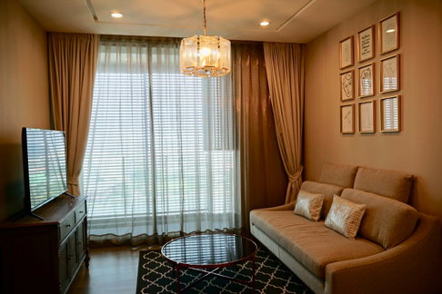 For rent, 333 Riverside,1-bed 46 sqm, building A, floor21 River view (with washing machine)🆔 line: eyannie