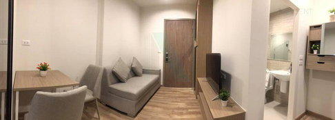 For Rent Condo NICHE MONO SUKHUMVIT - BEARING Building 1, Floor 29,1 bed room, Room size 28.00 sqm