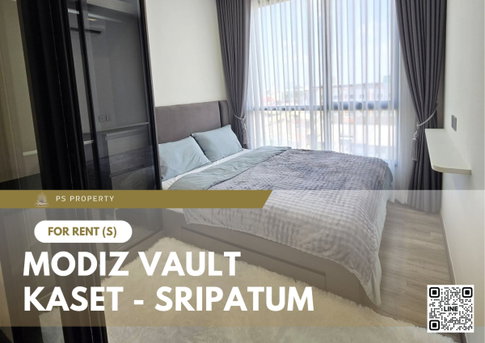 ให้เช่า 📍 MODIZ VAULT Kaset - Sripatum 📍 เฟอร์นิเจอร์ และ เครื่องใช้ไฟฟ้าครบ ใกล้ BTS บางบัว