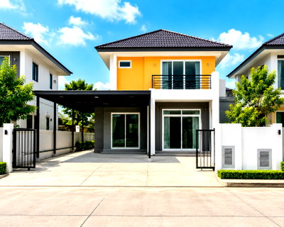 บ้านเดี่ยวให้เช่า : ให้เช่าบ้านเดี่ยว ม.แมกโนลีย์ สวนเสือ ศรีราชา