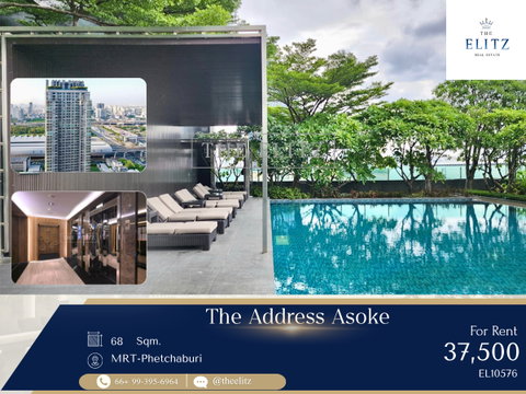 ✨ Stunning Executive Panorama - Lavish High-Floor Layout in a Top-Tier Asoke High-Rise ✨
