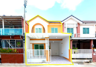 Townhouses for sale วิทยาลัยเทคนิคปทุมธานี : Townhouse for sale at Pruksa Ville 41, Bangkadi, Tiwanon, Pathum Thani