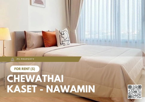 ให้เช่าคอนโด 🏙️ โครงการชีวาทัย เกษตร นวมินทร์ 🏙️ ห้องมุม ระเบียงกว้าง เฟอร์นิเจอร์และเครื่องใช้ไฟฟ้าครบ พร้อมเข้าอยู่