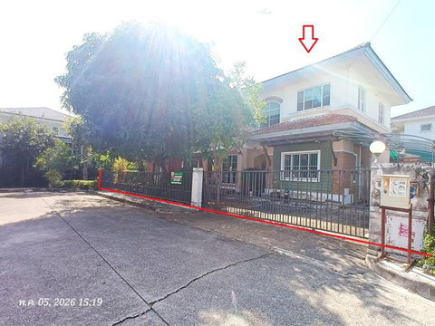บ้านเดี่ยว 78.4 ตร.วา บ้านปาริชาต เขตลาดกระบัง กรุงเทพมหานคร 5.9M