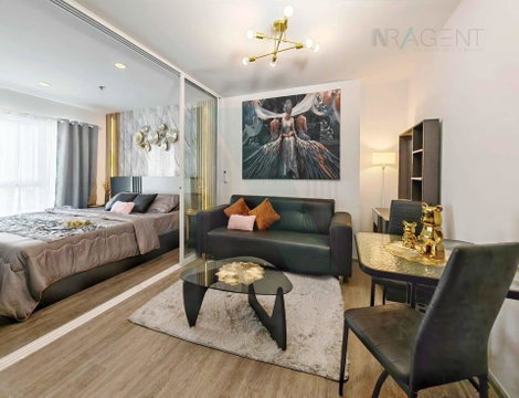 ให้เช่าคอนโด รีเจ้นท์ โฮม บางนา อาคาร D ชั้น 12 1 ห้องนอน ขนาด 28 ตรม ใกล้ BTS บางนา