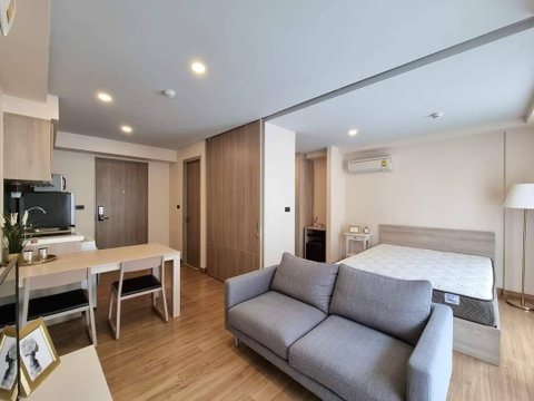 P-55213 📢 Condo for Rent FYNN Aree Near BTS Ari Studio 1 Bath 4th Floor 32 sqm Project View Line: @easythaihome 085-592-2897