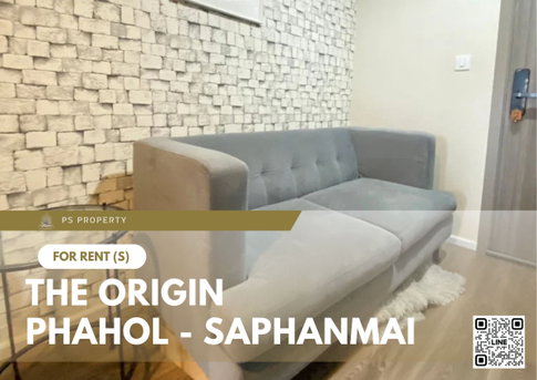 For rent 🧚‍♂️The Origin Phahol-Saphanmai🧚‍♂️ Beautiful room, pool view, fully furnished with electrical appliances 🚆 near BTS Sai Yut 600 meters.