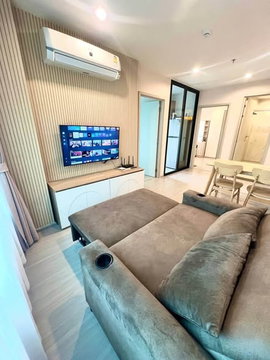 PFD-08830 Condo for rent, Aspire Erawan Prime, 2 bedroom unit, fully furnished, ready to move in, location next to BTS Chang Erawan 🏙️✨
