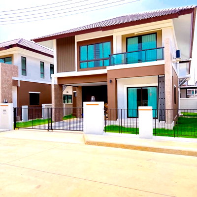 เช่าบ้านเดี่ยว เชียงใหม่ : 🏡✨ ให้เช่าบ้านเดี่ยว 2 ชั้น ดีไซน์ทันสมัย 4 ห้องนอน ในโครงการคุณภาพ #เชียงใหม่ เพียง 40,000 บาท/เดือน ✨🏡  #A5-H0750
