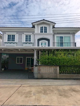 AS2214 ให้เช่าบ้านเดี่ยว หมู่บ้าน โกลเด้นนีโอ สุขุมวิท-ลาซาล บ้านสวยพร้อมอยู่