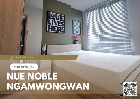 ให้เช่า 🧚♂️Nue Noble Ngamwongwan🧚♂️ตกแต่งพร้อมเข้าอยู่ ชั้นสูง วิวสวยมาก เฟอร์ครบพร้อมเครื่องใช้ไฟฟ้า