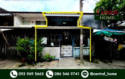 ทาวน์โฮม เขตตลิ่งชัน : ทาวน์เฮ้าส์ 2 ชั้น 16 ตรว. จรัญสนิทวงศ์ 35 (ซอยแก้วเงินทอง 3) ทำเลดีมาก ราคาถูก