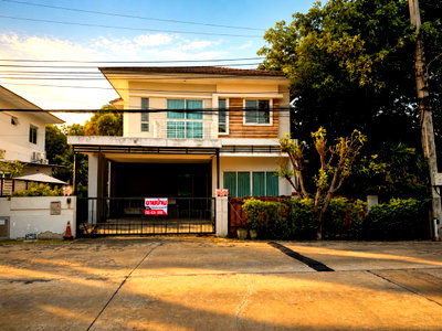 บ้านเดี่ยว ม.ราชพฤกษ์ : ราคาดีสุด บ้านเดี่ยวหลังมุม 59.9ตรว.คลัสเตอร์วิลล์4 