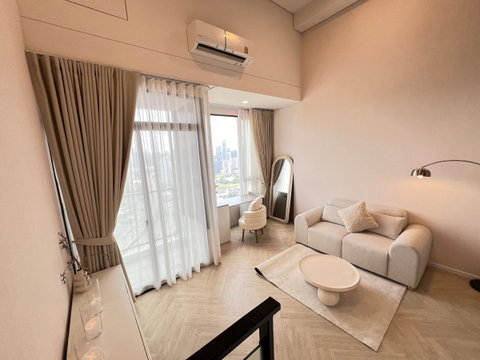 Nice Room City View 🏙️(For Rent) Siamese RAMA 9 - Landmark @MRTA Station (Cassia Rama 9) 💵26,000 THB (1 Bed - Duplex-Loft, 47 Sqm)