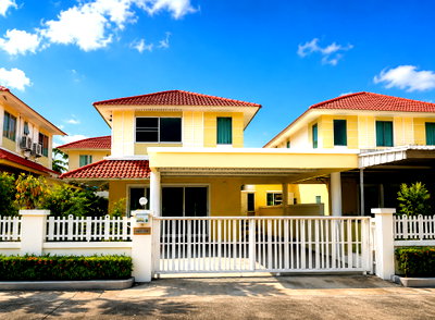 บ้านเดี่ยวให้เช่า : ให้เช่าบ้านเดี่ยว ม.เฮ้าส์ออฟคานารี สวนเสือ ศรีราชา