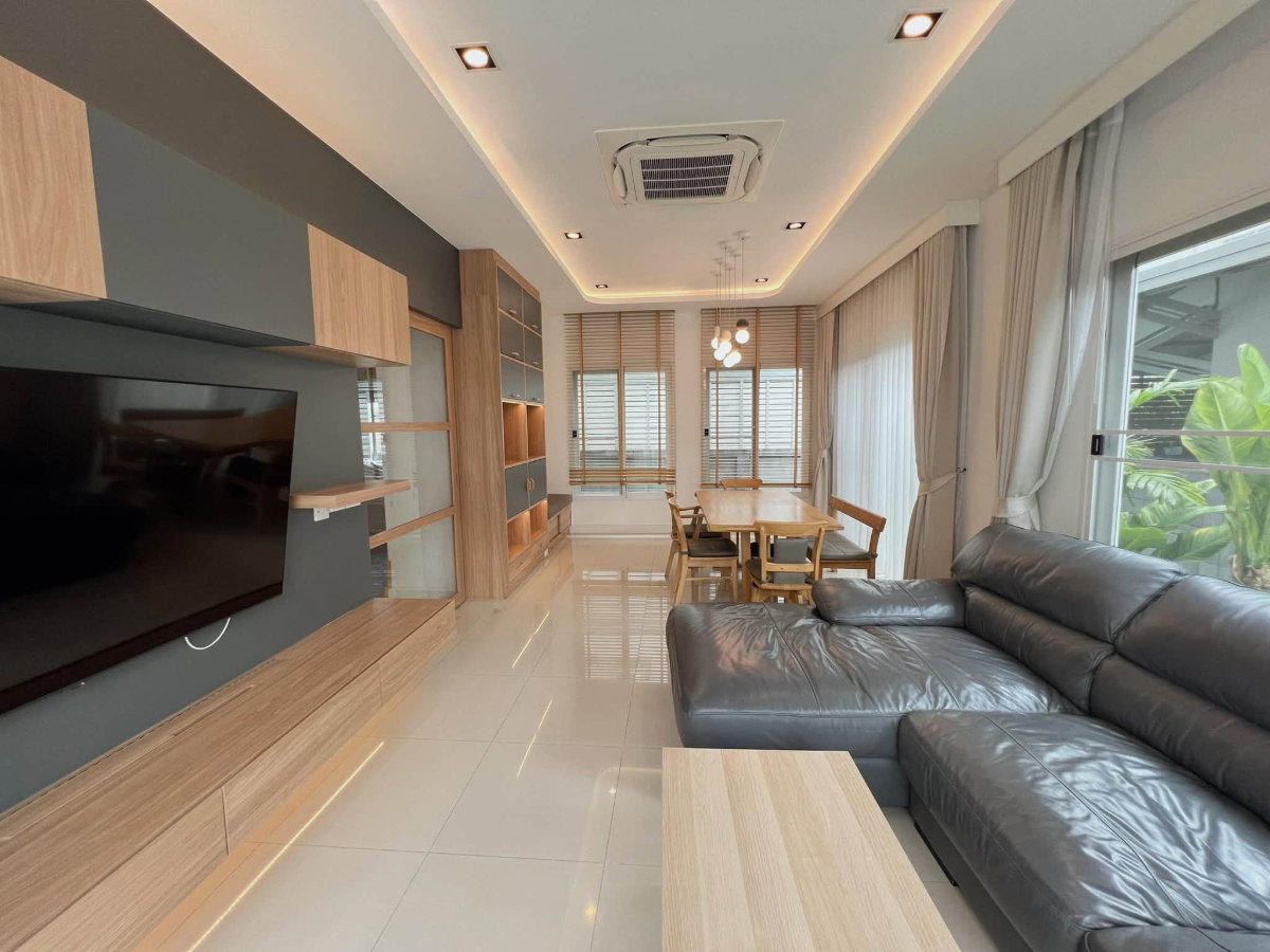 รูป 🏡✨ ให้เช่าบ้านเดี่ยว 2 ชั้น Vibhavadi–Rangsit | บ้านใหม่มาก Built-in ทั้งหลัง พร้อมเข้าอยู่ 🌿 - รูปที่ 2/26