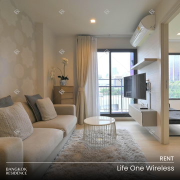 เช่าคอนโด 🌃 Life One Wireless 2นอน 45.20ตร.ม. 30k 🛌🏻 ห้องสวย ใกล้ BTS เพลินจิต  