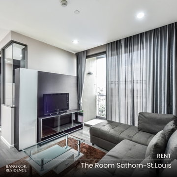 Rental Condo 🌃 The Room Sathorn-St.Louis, 2BR 65 sq.m. 30K ⭐ Beautiful Unit at a Great Price, Near BTS Surasak 