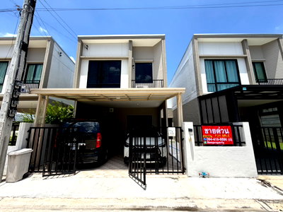 ขายทาวน์โฮม : ขายทาวน์โฮมอิสระ ต่อเติมพร้อมอยู่ หมู่บ้านเสนา วิลเลจ รามอินทรา กม.9