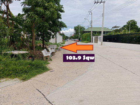 ขายที่ดินจัดสรรแปลงสวย 103.9 ตารางวา สร้างบ้าน ติวานนท์ ปากเกร็ด แจ้งวัฒนะเหมาะมาก หรือใกล้เมืองทองธานีก็ใกล้ ใน ม.ลานทองปากเกร็ด ที่ถมสวยจัดสรร