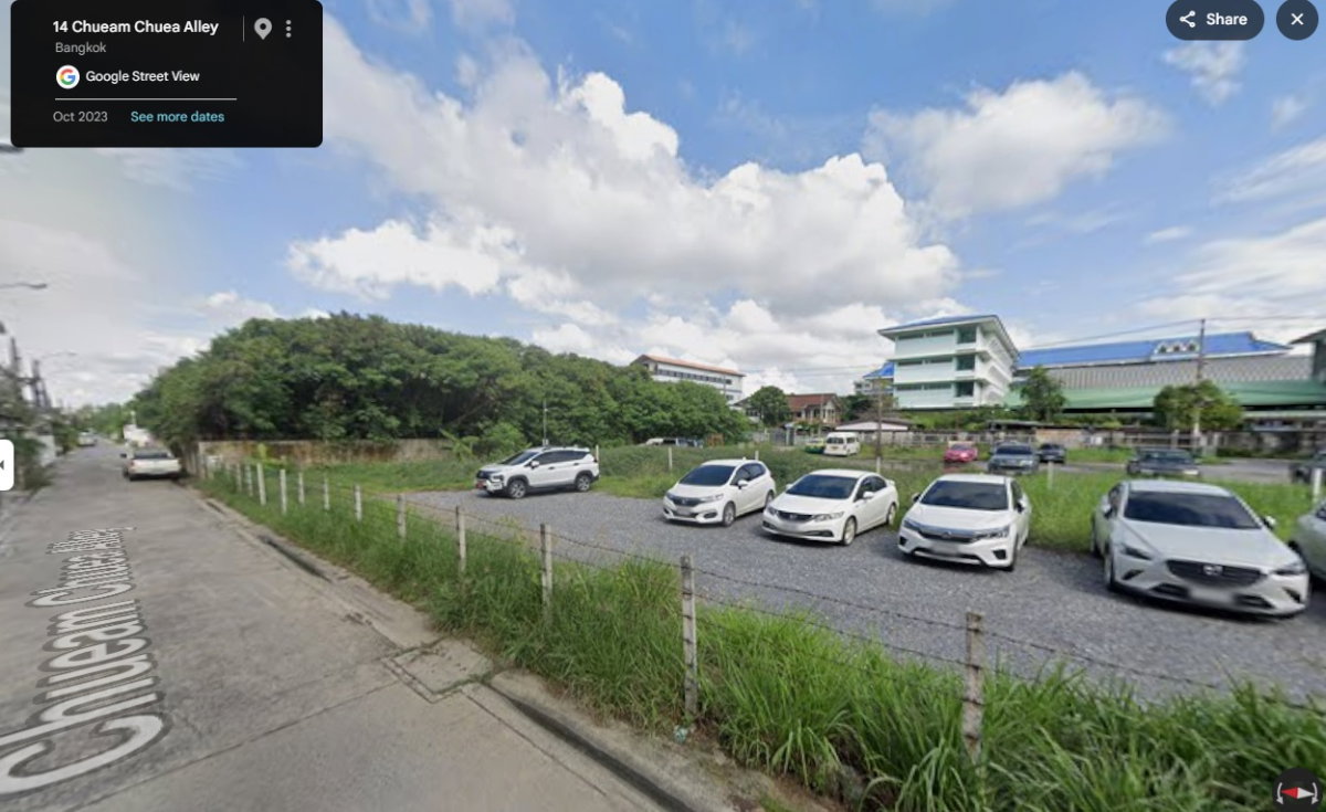 รูป ขายที่ดิน 400ตรว.  ในซอยเฉลิมพระเกียรติ ร9 ซอย 25และ27  ใกล้สวนหลวงร.9  ใกล้ MRTศรีอุดม - รูปที่ 3/3