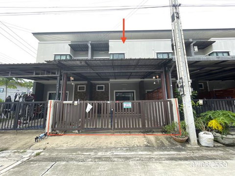 ทาวน์เฮ้าส์ 18.7 ตร.วา ปานรดา สะพานสี่ ปลวกแดง ระยอง 1.6M