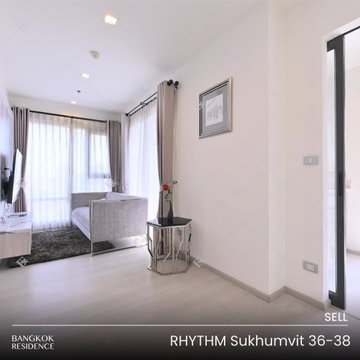 💎ห้องมุม แต่งสวย พร้อมวิวเมือง✨ RHYTHM Sukhumvit 36-38 ใกล้ BTS ทองหล่อ