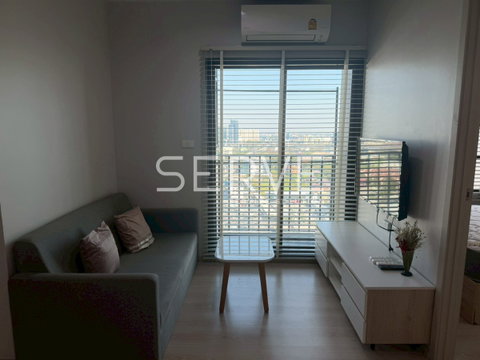 2 Beds High Fl. 30+ City View Fully furnished Good Location 20 Steps From MRT Si La Salle Station @ Nue Noble Srinakarin Lasalle