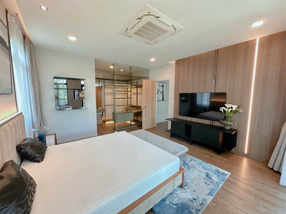 รูป ให้เช่าบ้านเดี่ยว 4 ห้องนอน มัณฑนา บางนา กม.15 - รูปที่ 13/17