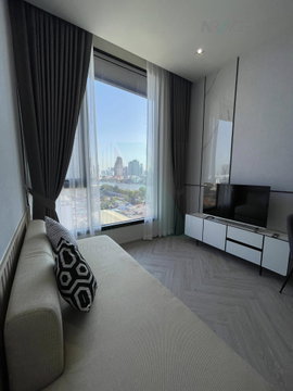 ให้เช่าคอนโด แชปเตอร์ เจริญนคร-ริเวอร์ไซด์ อาคาร A ชั้น 12 1 ห้องนอน ขนาด 34.00 ตรม ใกล้ BTS กรุงธนบุรี