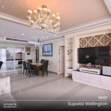 เช่าคอนโด 💎 Supalai Wellington 3นอน 136ตร.ม. 65k 🛌🏻 ยูนิตสวย เฟอร์ครบ ใกล้ MRT ศูนย์วัฒนธรรมฯ
