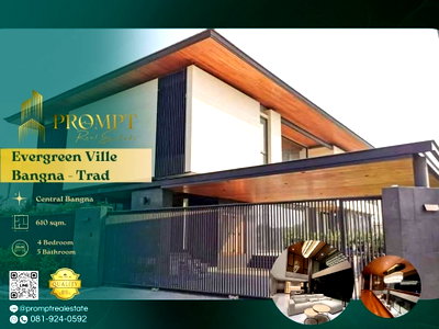 เช่าบ้านเดี่ยว ถนนสุขุมวิท : EF00943 - Evergreen Ville Bangna - Trad 