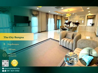 บ้านเดี่ยวให้เช่า : ST12962 - The City Bangna (New Project)  : MegaBangna