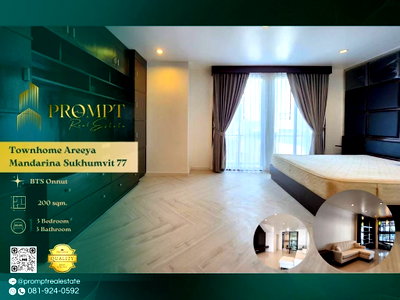 Houses for rent : ST13695 - Townhome Areeya Mandarina Sukhumvit 77 : BTS Onnut