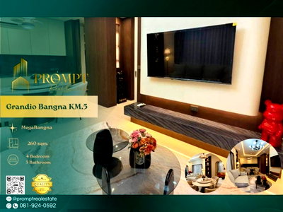 บ้านเดี่ยวให้เช่า : GH01358 - Grandio Bangna KM.5 : MegaBangna 
