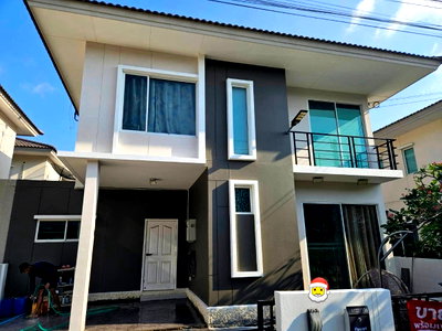 เช่าบ้านแฝด ถนนแพรกษา  : 🏡เช่า / ขาย บ้านแฝด 2 ชั้น The Trust ศรีนครินทร์ – แพรกษา 3 ห้องนอน 2 ห้องน้ำ พร้อมเข้าอยู่ ทำเลศักยภาพ ใกล้รถไฟฟ้า นิคมอุตสาหกรรม