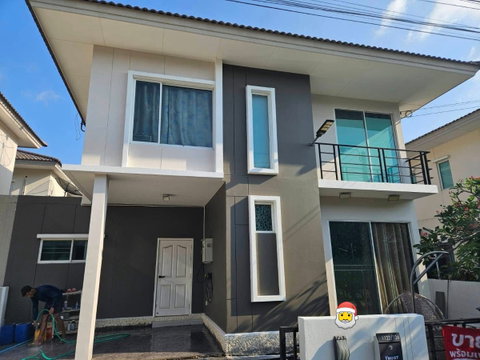 🏡เช่า / ขาย บ้านแฝด 2 ชั้น The Trust ศรีนครินทร์ – แพรกษา 3 ห้องนอน 2 ห้องน้ำ พร้อมเข้าอยู่ ทำเลศักยภาพ ใกล้รถไฟฟ้า นิคมอุตสาหกรรม