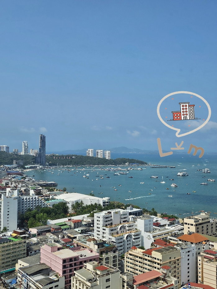 รูป 🏬 ขายห้องใกล้ชายหาดพัทยาใน The Edge Central Pattaya  - รูปที่ 43/50