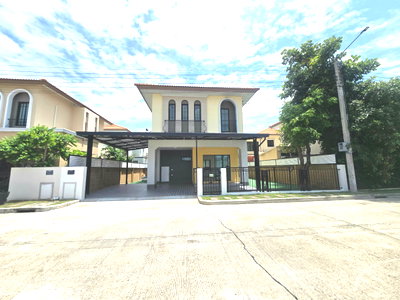 บ้านเดี่ยว ม.เวสเทิร์น  : บ้านเดี่ยว ทำเลดี ตกแต่งรีโนเวทใหม่ สวยงาม พร้อมอยู่ The Ricco Residence เดอะ ริคโค้ เรสซิเดนซ์ วงแหวนฯ - จตุโชติ ถนนไทยรามัญ