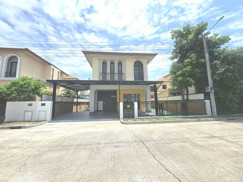 บ้านเดี่ยว ทำเลดี ตกแต่งรีโนเวทใหม่ สวยงาม พร้อมอยู่ The Ricco Residence เดอะ ริคโค้ เรสซิเดนซ์ วงแหวนฯ - จตุโชติ ถนนไทยรามัญ