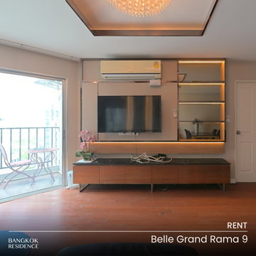 เช่าคอนโด 🌃 Belle Grand Rama 9 4นอน 111ตร.ม. 100k ⭐ ห้องกว้าง สวย ราคาดี ใกล้ MRT พระราม 9 