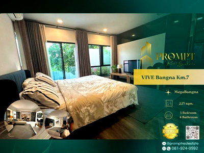 บ้านเดี่ยวให้เช่า : UV01947 - VIVE Bangna Km.7 : MegaBangna 