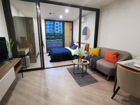 🔺 For Rent Condo THE BASE SAPHANMAI Building 1, Floor 6,1 bed room, Room size 34 sqm