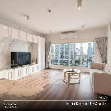 เช่าคอนโด 🌃 Ideo Rama 9-Asoke 2นอน 90.57ตร.ม. 60k 🛌🏻 ห้องสวย ว่างแล้ว ใกล้ MRT พระราม 9 