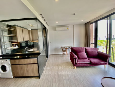 🔥ให้เช่า! Mori Haus 1 ห้องนอน 46.26 ตรม ชั้น 3 วิวสระ ครัวปิด มีอ่างอาบน้ำ🔥เพียง 27,000 บาท/เดือน!